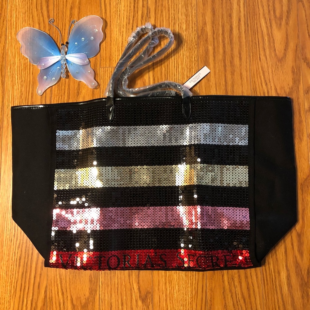 Victoria Secret Sequined Tote Bag